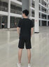 宾色短袖t恤男莫代尔冰丝纯白色打底衫半袖黑白V领夏季半袖鸡心领体恤 V领黑 V领深灰(双件) L【115-130斤】 实拍图