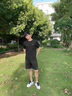 李宁（LI-NING）短裤男夏季新款梭织运动裤速干冰丝薄款休闲健身黑色五分裤子 黑色（速干/拉链口袋） L 实拍图