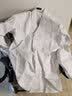 建超服饰纯棉化学实验服白大褂工作服白袍子全棉防尘服卫生白大衣男女款 全棉白大褂男式松紧袖口 XL 实拍图