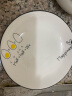 尚行知是 碗碟套装北欧简约陶瓷餐具菜盘子碗筷组合家用创意餐盘ins 圆形9件套 头数 实拍图