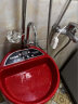 贝帝斯尔（BDISR）免安装移动式智能洗澡机不锈钢农村家用储水式恒温电热水器出租房小型立式便携断电洗淋浴洗澡神器 150豪华款-红（基本型 插电洗/热保/带龙头） 实拍图