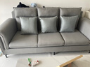 简昕科技布沙发客厅小户型现代简约 三人位奶油风高靠背布艺沙发8045 实拍图