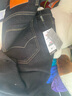 啄木鸟（TUCANO）牛仔裤男士经典商务休闲纯色时尚舒适百搭修身长裤男装 黑色A 32 实拍图