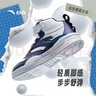 安踏（ANTA）儿童运动鞋男大童2024秋冬百搭小白鞋魔术贴高帮板鞋A12438002 实拍图
