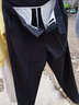 星禾莱2022新款小西裤男垂感九分裤休闲潮流休闲直筒修身西装裤加绒冬季 K91九分裤-黑色 29  100-110斤 实拍图