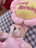 布丁果BUDINGGUO粉色小熊太阳花拉线八音盒毛绒玩具男孩女孩宝宝婴儿玩具 实拍图
