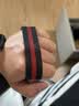 倾晨【米兰磁吸】适用苹果手表表带apple iwatch s12/11表带米兰尼斯表带磁吸s10/9/8/se3/Ultra4表带 米兰磁吸·黑间红 44/45/46/49mm表盘通用 实拍图