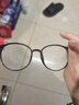 share talent超轻tr90近视眼镜框男女学生防蓝光圆框复古黑框镜架专业可配度数 C1亮黑色 镜框送0度防蓝光(免费配400度内) 实拍图