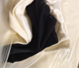 叕二叕 纯棉袜子女士夏季中长筒袜堆堆袜月子袜无骨袜日系可爱白色薄款 3双装（白色+奶白+黑色） 晒单实拍图
