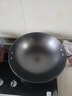 古釜（GUFU）双耳圆底铸铁锅家用无涂层大口径炒菜锅传统老式生铁锅燃气明火用 【双耳圆底锅】开锅发货 38cm 实拍图