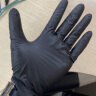 乌斯京（WOLSGIN）一次性手套丁腈橡胶厨房食品级加厚耐用家务丁晴手套黑色 大码 晒单实拍图