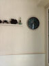 天王星凸玻璃面挂钟客厅卧室钟表创意简约大数字免打孔石英钟挂墙时钟 实拍图