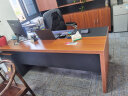 香尔特老板办公桌简约现代总裁桌经理主管桌椅组合老板台2.2米+椅+6门柜 晒单实拍图