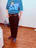 LEEHOYEE丨牛仔裤男直筒宽松弹力商务百搭加厚保暖长裤子装 8171H黑色 加绒 36码(腰围2尺8) 实拍图