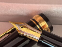 SAILOR写乐21K钢笔 PG大型平顶天冠11-2036/2037 双色金尖 练字钢笔【礼盒】 黒杆金夹双色尖2036 F 实拍图
