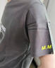 啄木鸟t恤男短袖潮流纯棉上衣服新款半袖体恤男士加大码衣服男 AT005灰色+AT004白色 XL 实拍图