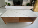 念念家具实木岩板方形茶几客厅简约家用新款茶桌整装 原木色 120*56*45cm(长*宽*高) 实拍图