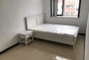 全友家居 北欧田园实木框架双人床小户型卧室家具组合橡木纹床125801 1.8米单床 实拍图