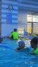 李宁（LI-NING）儿童泳衣男女童透气速干泳镜泳帽游泳套装 362蓝色-连体三件套 130(100-110体重30-40) 晒单实拍图