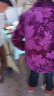 安贞雪中老年女装妈妈装冬装棉服冬季老年人女士喜庆过寿生日款LYFS367 紫色上衣 XL建议85-100斤 实拍图