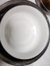 景德镇碗碟套装陶瓷餐具简约陶瓷饭碗餐盘子筷家用56头金丝玫瑰 实拍图