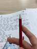 斑马牌（ZEBRA）橡胶杆圆珠笔 0.7mm子弹头原子笔中油笔 R8000 红色 10支装 实拍图