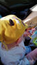 迪士尼（Disney）同款婴儿防护面部罩宝宝防飞沫帽儿童外出情面罩神器防护帽子 斑点小鹿黄色+黄色防护 建议4-12个月/42-46cm 晒单实拍图