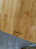 双枪（Suncha）天然竹砧板切菜板实竹案板加大双面可用家用占板38.5*25*1.8cm 实拍图