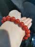 语唐保山南红玛瑙手串本命年手链云南佛珠柿子红男女款 【收藏级 一物一证】10mm 实拍图