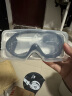 匹克PEAK成人游泳镜男女高清防雾防水大框一体专业潜水游泳眼镜YS22100透明黑色 实拍图