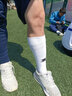 卡尔美（KELME）足球袜男女加厚毛巾底防滑成人长筒足球袜学生比赛运动袜 彩蓝/白色 均码 实拍图