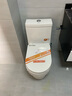 豪斯顿（Howeston）家用抽水马桶坐便器虹吸式8.0大口径大冲力静音靠墙全贴墙马桶 马桶配件三件套（下单默认赠送） 实拍图