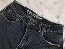 罗蒙高端牛仔裤男士春秋季宽松直筒2025新款弹力阔腿中年休闲裤子男装 蓝灰长裤 31 腰围2尺4 适合130斤左右 实拍图