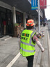 专特反光背心交通反光衣执勤反光马甲 路政施工地环卫荧光马甲可印字 荧光黄（网格带口袋） 实拍图