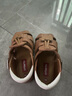 卡特兔儿童凉鞋男童夏季童鞋宝宝学步鞋幼儿凉鞋女宝公主鞋婴童洞洞鞋子 棕色-有吊坠 24 内长14.5cm  脚长13.6-14.2 实拍图