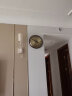 木质挂钟客厅欧式家用时钟美式静音卧室挂表餐厅大气创意钟表实木轻奢艺术墙上石英钟大号挂墙壁钟电波凯恩斯 6012CC(直径40cm）-电波自动对时机芯 实拍图