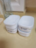 YAMADA日本进口保鲜盒婴儿宝宝辅食盒ins饭盒塑料带盖冰箱收纳盒 350ml(2个装) 实拍图