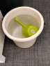 茶花水勺 加厚食品级塑料加深长柄 水瓢 宝宝洗头水舀子 实拍图