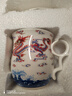 陌上纤虹陶瓷泡茶杯三件套装带过滤办公会议杯子复古风茶水分离杯带盖龙杯 白色祥云龙（新款） 实拍图