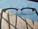 雷朋（RayBan）近视眼镜办公室轻商务男女款休闲半框光学镜架眉框眼镜0RX5154 2000黑色镜框尺寸51 单镜框 实拍图