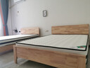 蔚虎 床实木床双人床北欧风格日式民宿公寓经济主卧婚床 实木床+乳胶弹簧床垫+床头柜*2 1.8*2米框架款 实拍图