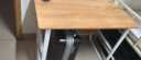 木以成居电脑桌台式钢木书桌书架收纳现代简约学习桌子 浅胡桃色100*60CM 实拍图