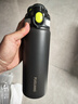 富光 律动力真空弹盖杯保温杯男女316不锈钢水杯便携保温商务随手杯子 黑色 720ml 实拍图