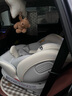 Miber汽车儿童安全座椅婴儿宝宝0-4到12岁汽车用可坐可躺360度旋转车载 highline-lite云母白 实拍图
