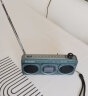 山水（SANSUI）F28收音机老人便携式充电插卡迷你小音响无线蓝牙音箱随身听播放器广播听歌唱戏机评书机【蓝色】 实拍图