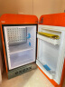 SMEG斯麦格 意大利原装进口 复古冰箱迷你家用小冰箱 节能电冰箱 美妆化妆品FAB5 活力橙 实拍图