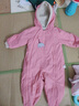 戴维贝拉（DAVE＆BELLA）过年加绒加厚冬季连体衣婴儿衣服新生儿冬季外出服宝宝新年拜年服 桃粉色DB12022-N 90cm （建议身高80-90cm） 实拍图
