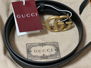 GUCCI古驰GG Marmont系列腰带3厘米宽 黑色 85cm 实拍图