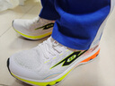 TANSHEZHE弹射者运动鞋男黑马3.0全掌碳板跑步鞋网面透气竞速训练体考鞋子 白橘色【建议拍大一码】 40 实拍图