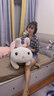 蓓斯曼【当次日达】毛绒玩具女生公仔趴趴兔子睡觉抱枕布娃娃玩偶陪睡生日礼物送女生夹腿布偶女孩儿童抱枕 粉色生日快乐蝴蝶结兔 1.5米 实拍图